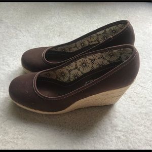 Brown Montego Bay club wedges